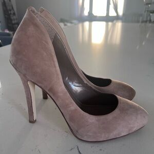 Bcbggeneration beige suede pumps size 7